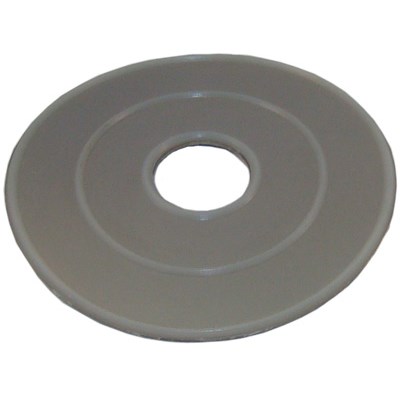 SS WEAR PLATE W/ CLEAR SILICONE