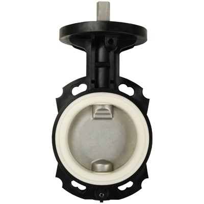 3" PLASTIC BUTTERFLY VALVE SS DISC